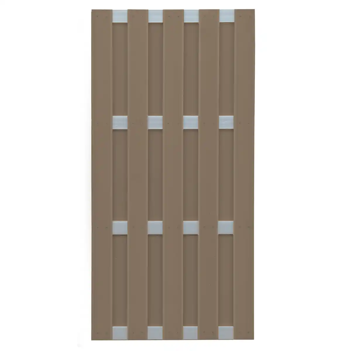 Bild 1 von WPC-Dichtzaun 'Lasse' sandfarben 90 x 180 cm