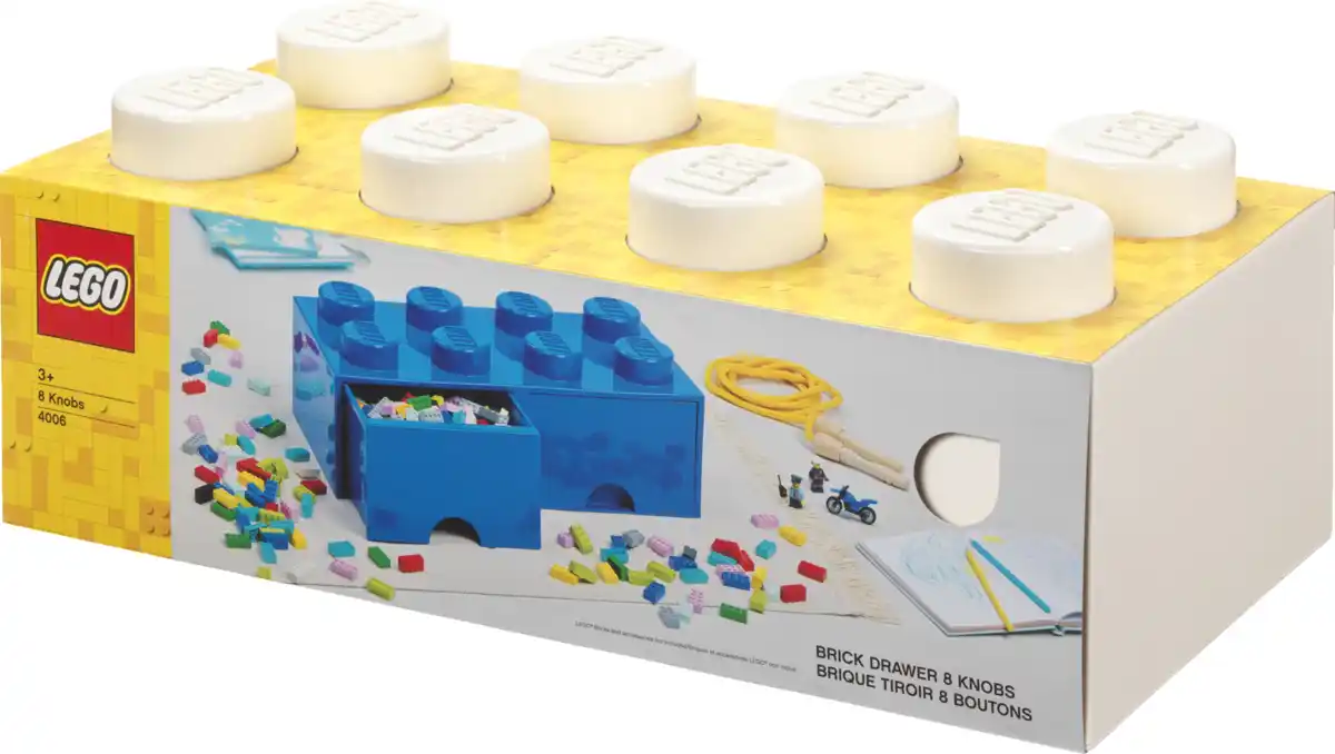 Bild 1 von LEGO Schubladenelement 8 Noppen, Weiß