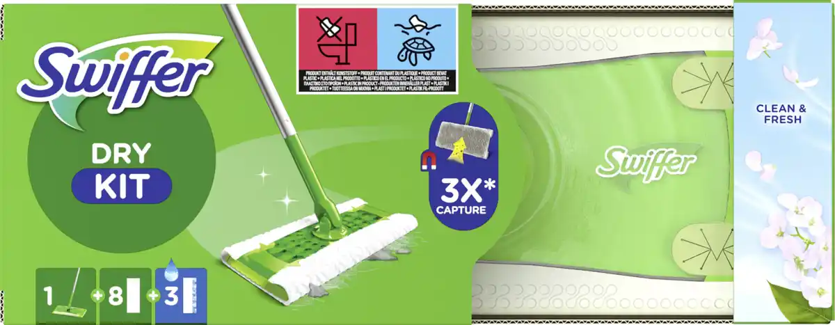 Bild 1 von Swiffer Bodenwischer Dry Starterset