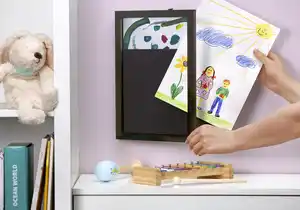 IDEENWELT Archiv-Bilderahmen schwarz