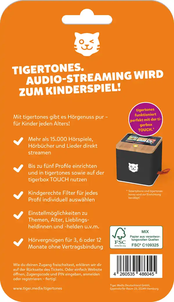 Bild 2 von Tigermedia Tigertones - Ticket 6 Monate