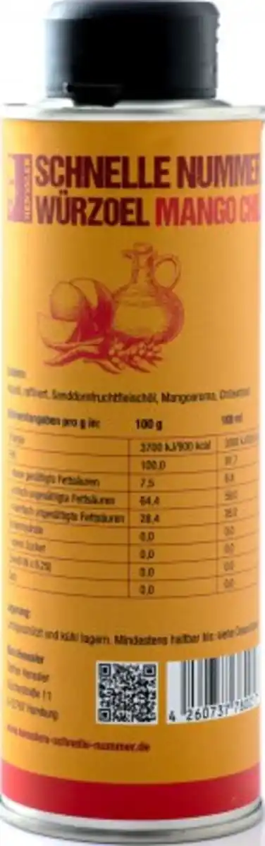 Bild 2 von Henssler Schnelle Nummer Würzöl Mango Chili, 250 ml