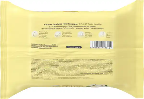 Bild 2 von alouette feuchtes Toilettenpapier Deluxe Kamille Maxi Pack