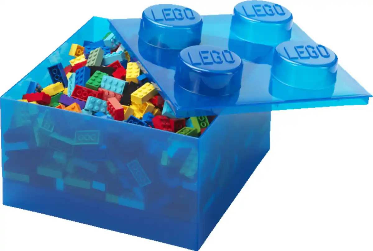 Bild 1 von LEGO Aufbewahrungsstein 4 Noppen, Blau