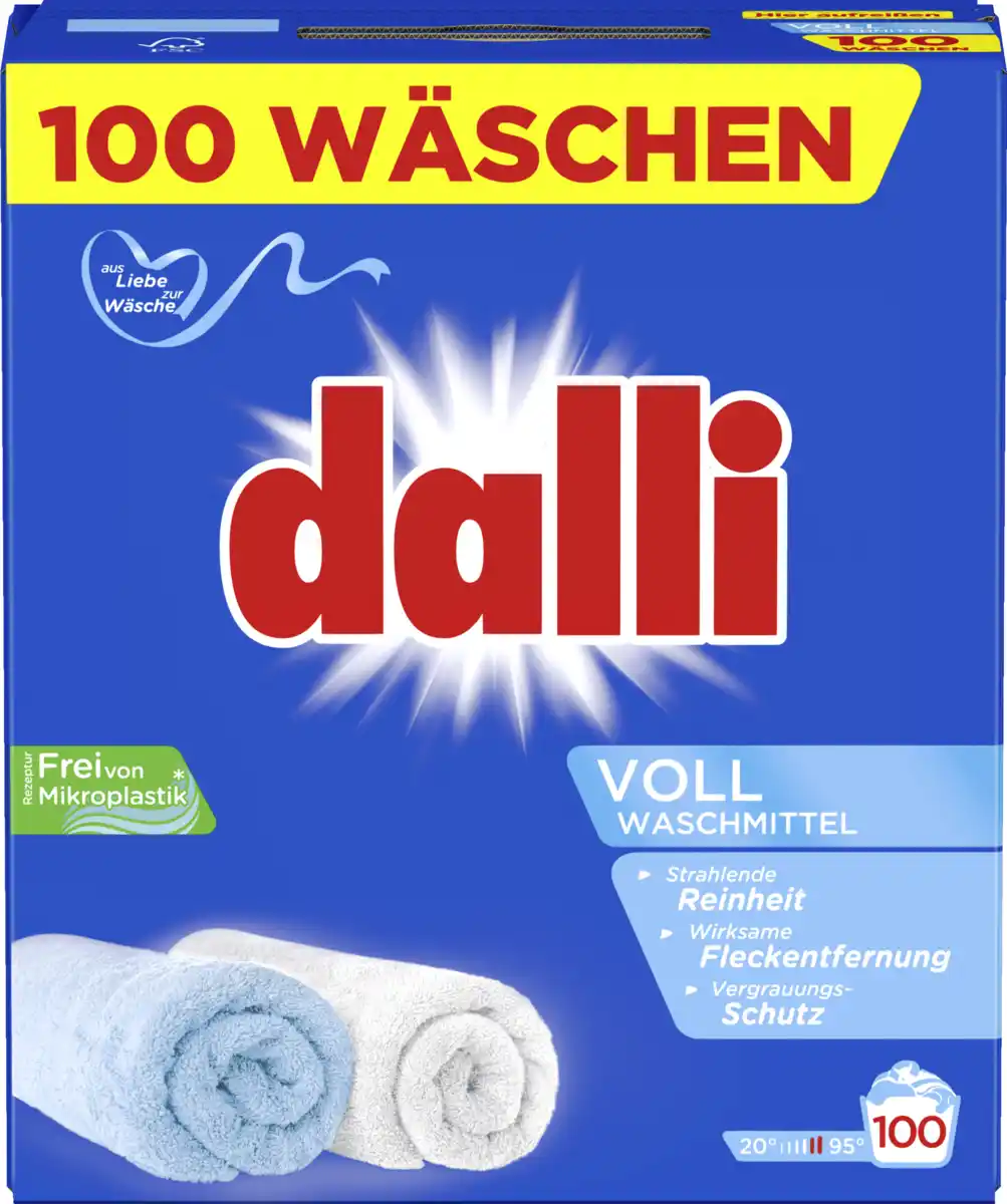 Bild 1 von dalli Vollwaschmittel 100 WL