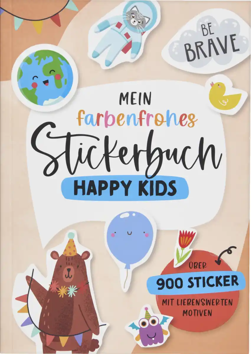 Bild 1 von IDEENWELT Stickerbuch Happy Kids
