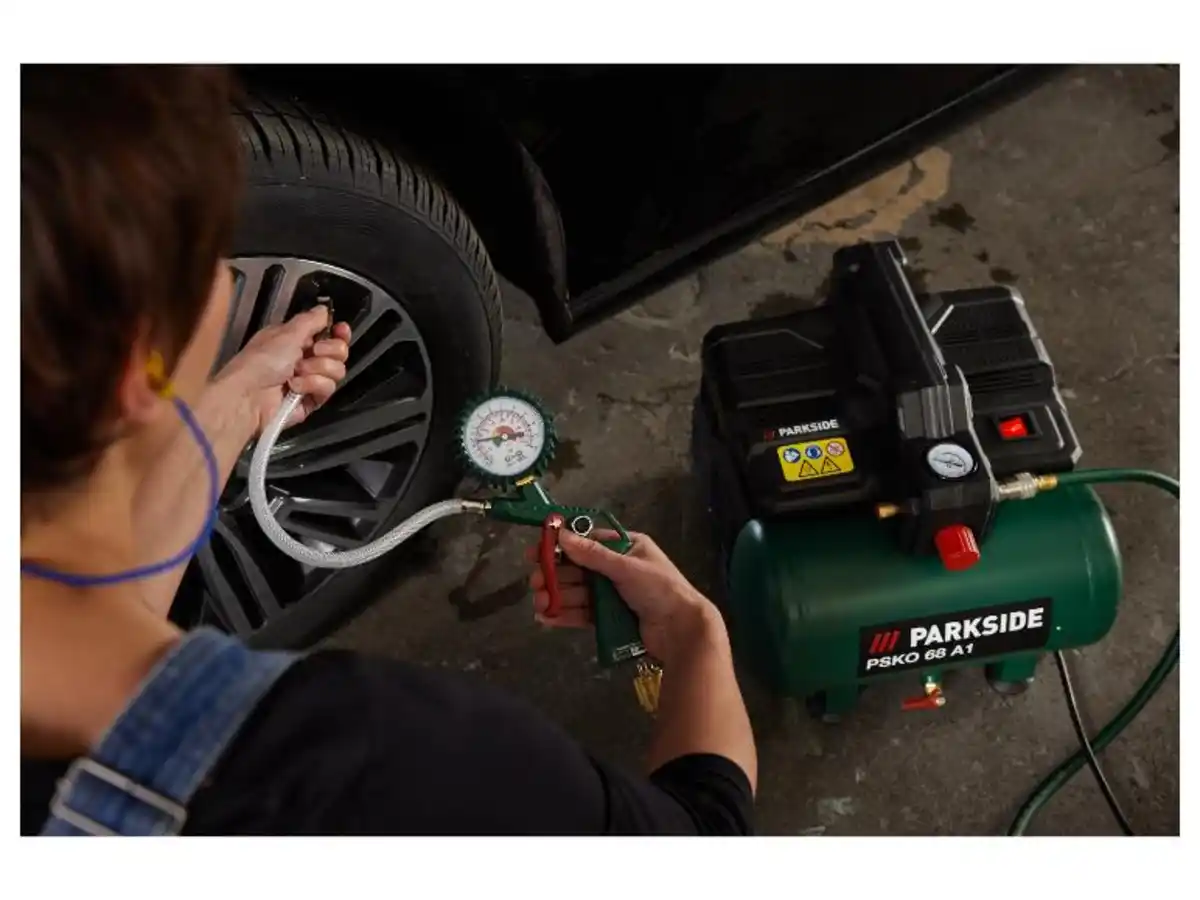 Bild 3 von PARKSIDE® Silent-Kompressor »PSKO 68 A1«, 550 W, tragbar