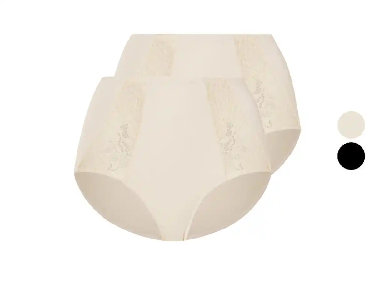 Bild 1 von esmara® Damen Miederslips mit Spitze, 2 Stück