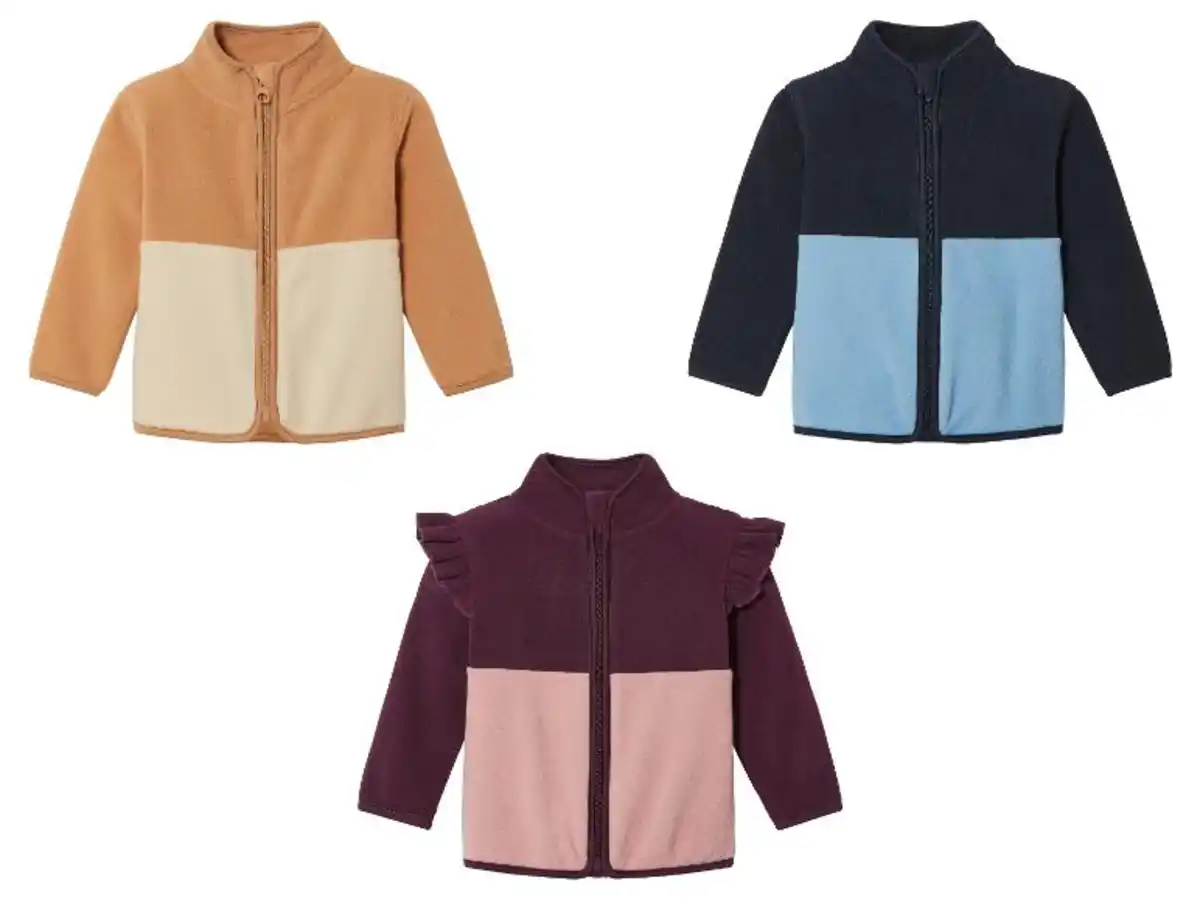 Bild 1 von lupilu® Baby Fleecejacke, mit recyceltem Material