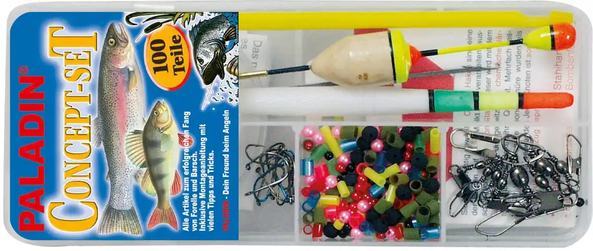 Bild 1 von Classic Angelset Forelle ca 100 Teile/23,0x12,5x3,2cm