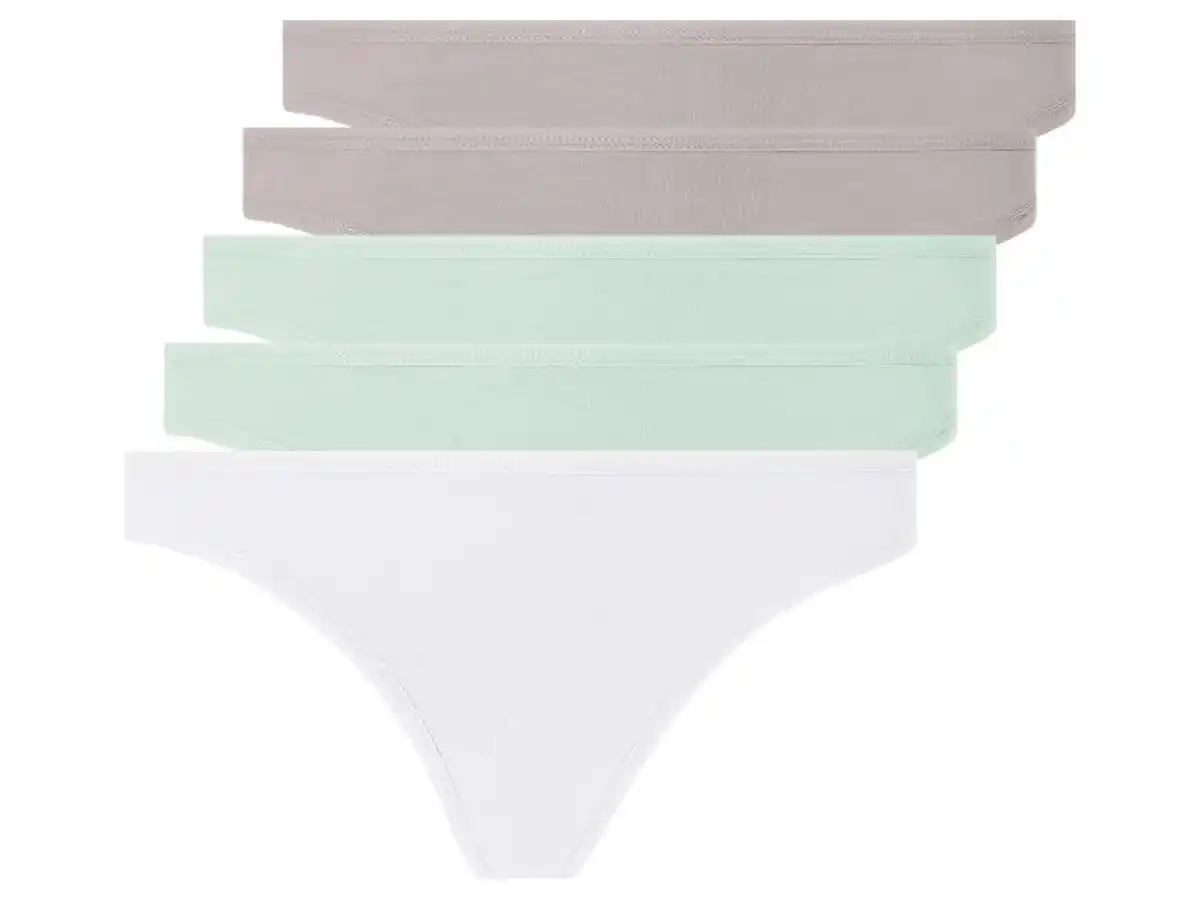 Bild 2 von esmara® Damen Strings, 5 Stück, hoher Baumwollanteil