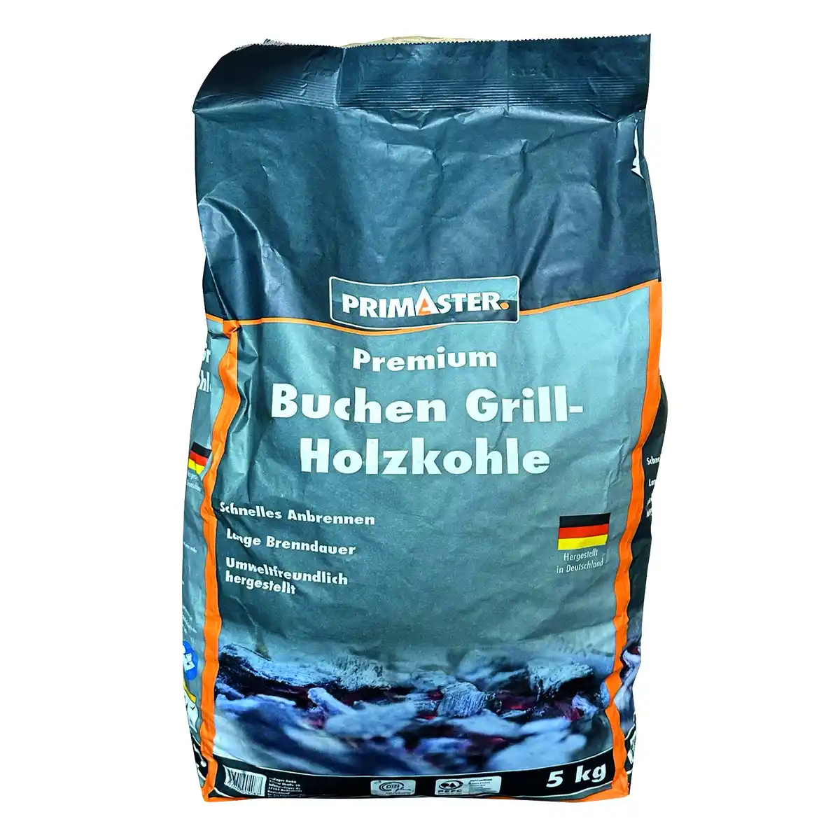 Bild 1 von Primaster Holzkohle 5 kg, Buche