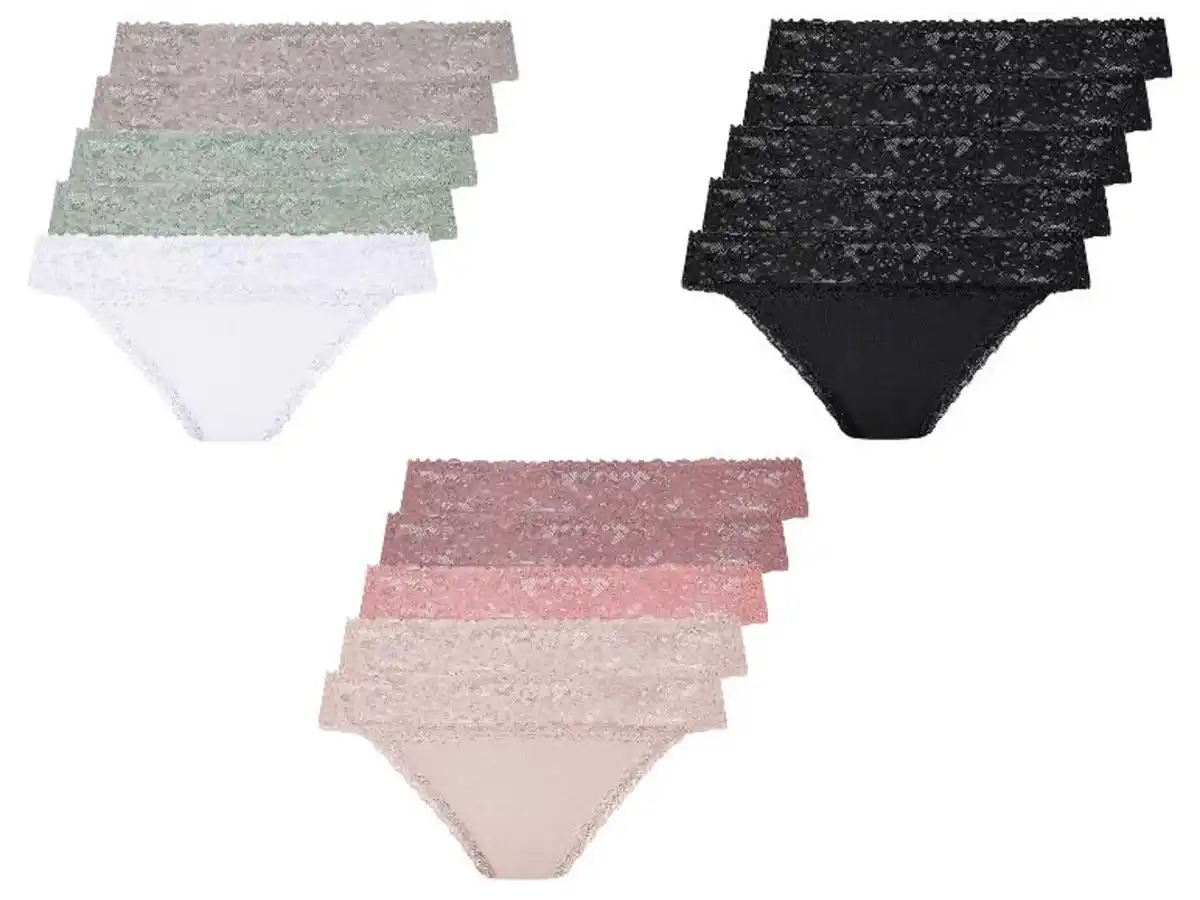 Bild 1 von esmara® Damen Strings, 5 Stück, hoher Baumwollanteil