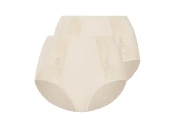 Bild 2 von esmara® Damen Miederslips mit Spitze, 2 Stück