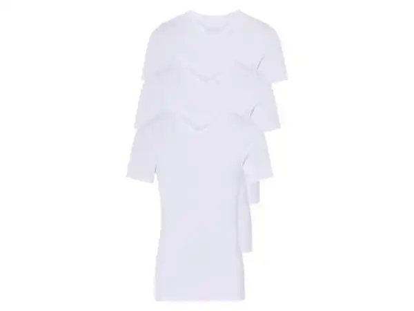 Bild 2 von LIVERGY® Herren Feinripp-Unterziehshirts, 3 Stück