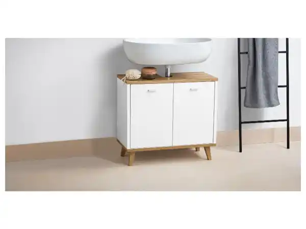 Bild 2 von LIVARNO home Waschbecken-Unterschrank »CORFU«, mit Siphonausschnitt