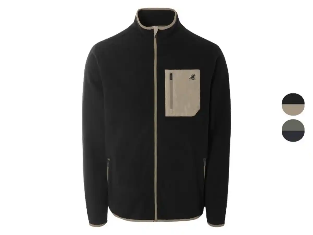 Bild 1 von LIVERGY® x Grand Polo Herren Fleecejacke, kuschelig weich und warm