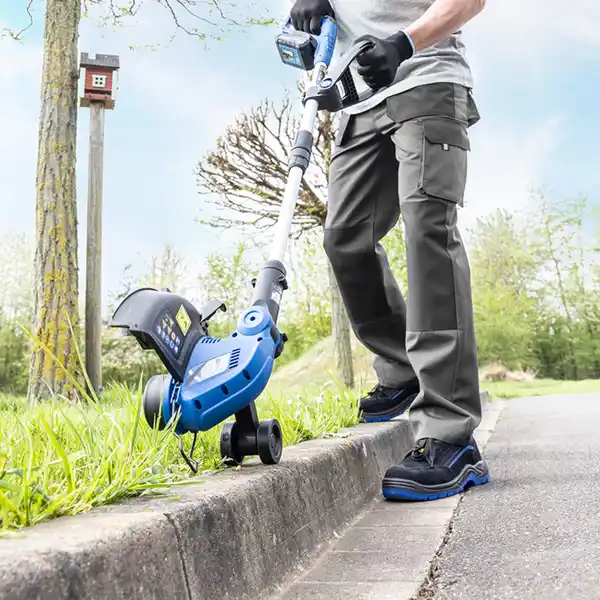 Bild 2 von Scheppach Germany Akku-Rasentrimmer-Set 2in1 inklusive 2 Akkus