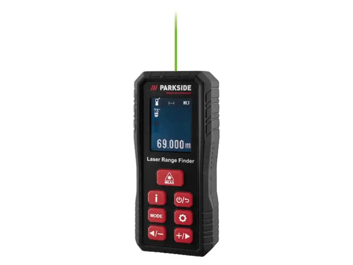 Bild 1 von PARKSIDE PERFORMANCE® Laser-Entfernungsmesser »PLEMP 75 A1«, mit Speicherfunktion