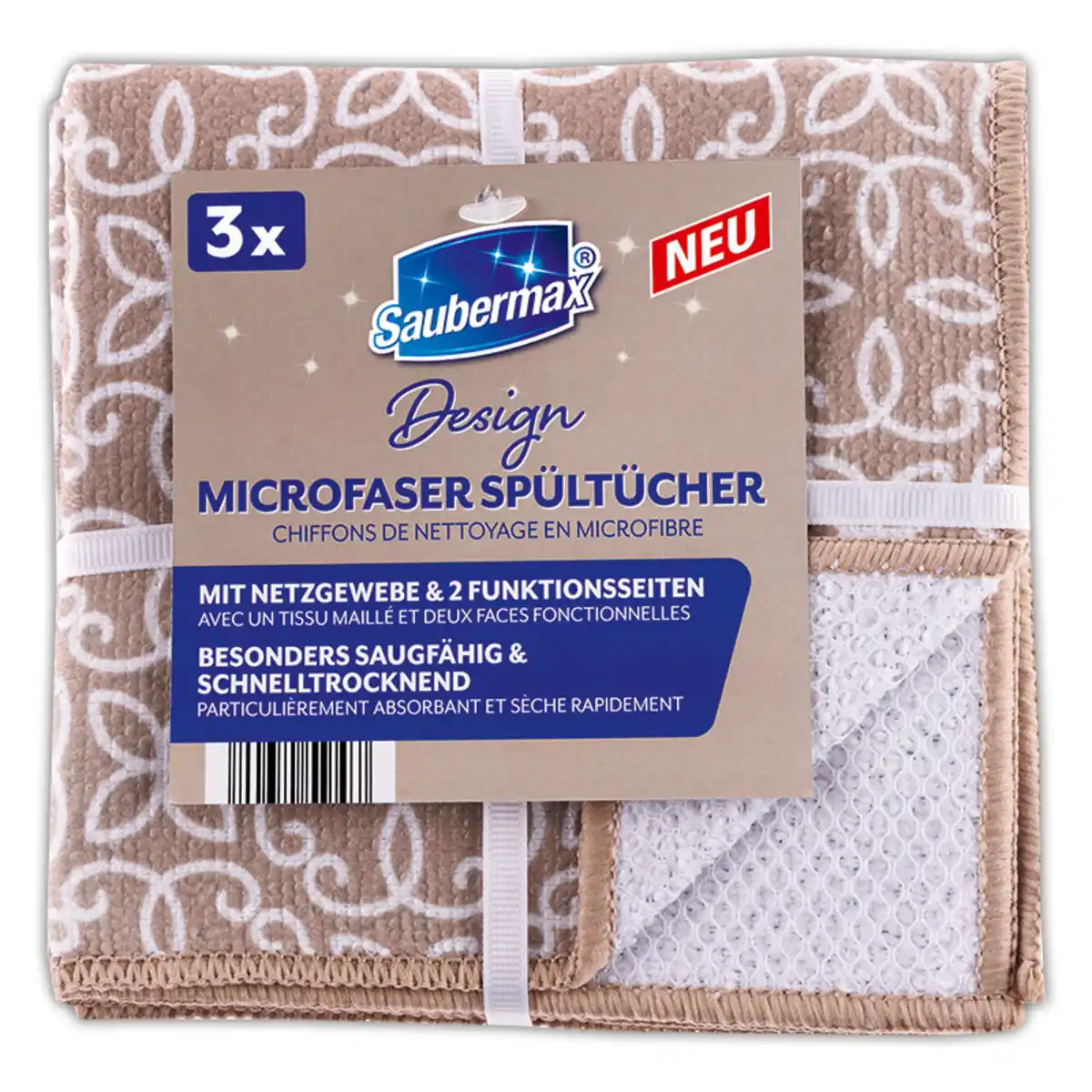 Bild 2 von Saubermax Design Microfaser Spültücher