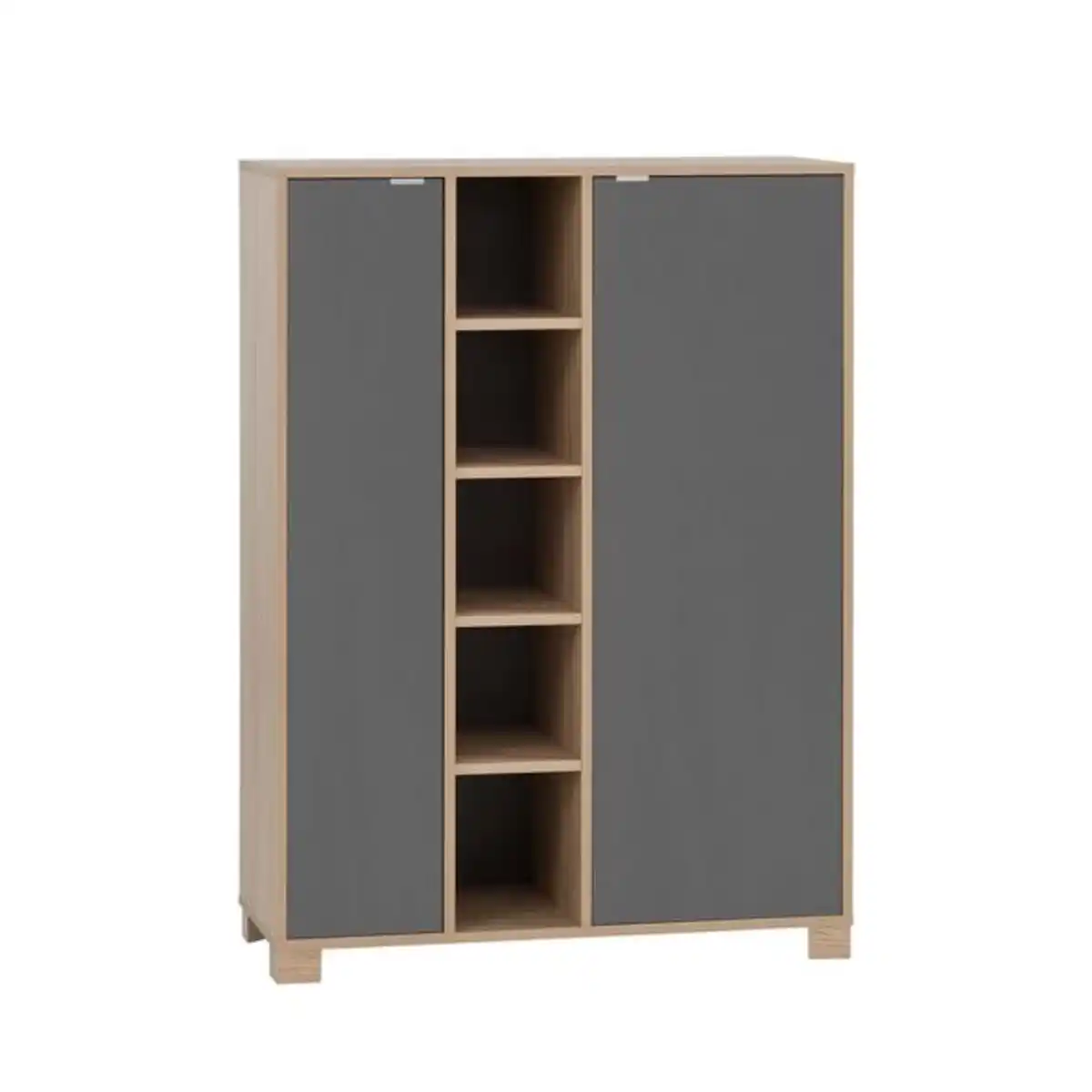 Bild 1 von Highboard Anouk , eiche hell / basaltgrau