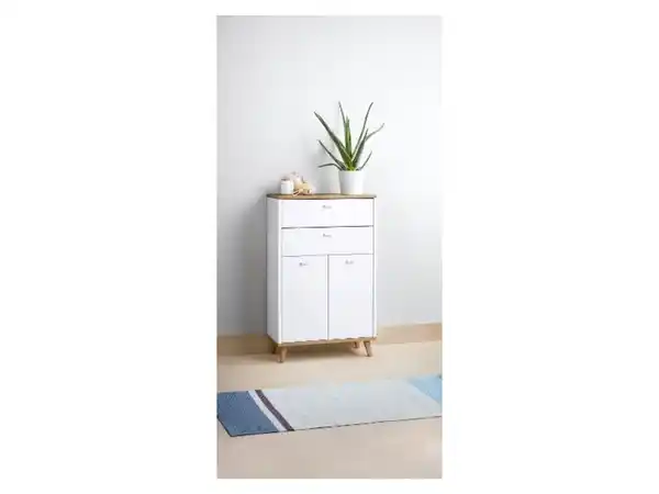 Bild 2 von LIVARNO home Badezimmer-Seitenschrank »CORFU«, mit höhenverstellbaren Einlegeboden