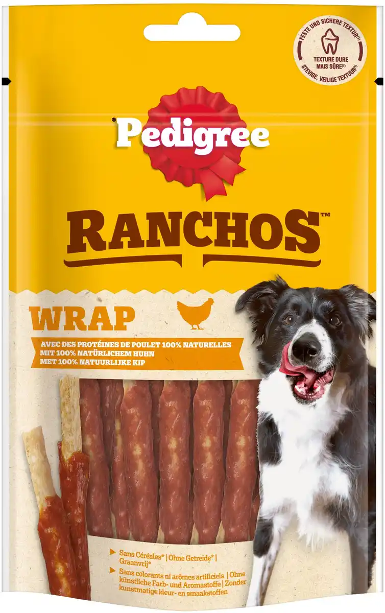 Bild 1 von Pedigree Ranchos Hundeleckerli Wrap mit Huhn 60 g