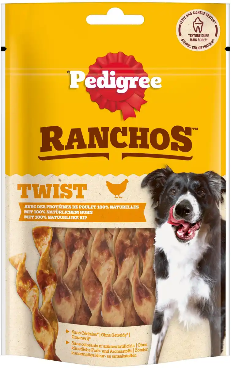 Bild 1 von Pedigree Ranchos Hundeleckerli Twist mit Huhn 60 g