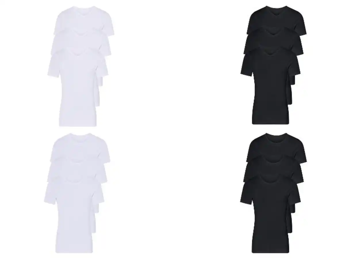 Bild 1 von LIVERGY® Herren Feinripp-Unterziehshirts, 3 Stück