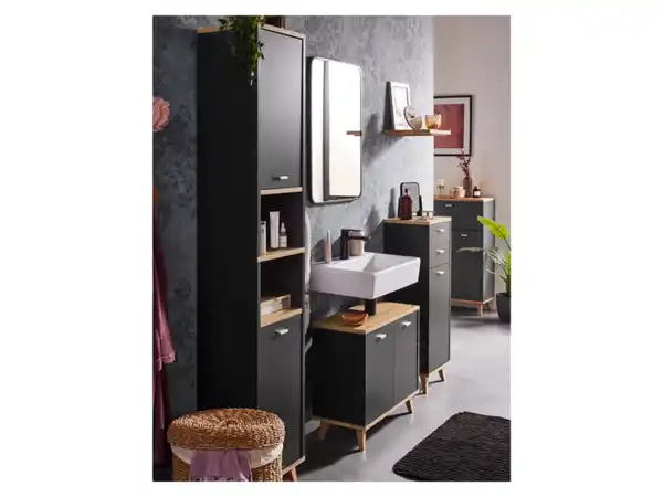 Bild 2 von LIVARNO home Bad-Seitenschrank »Corfu«, mit 2 Schubkästen und einer Tür