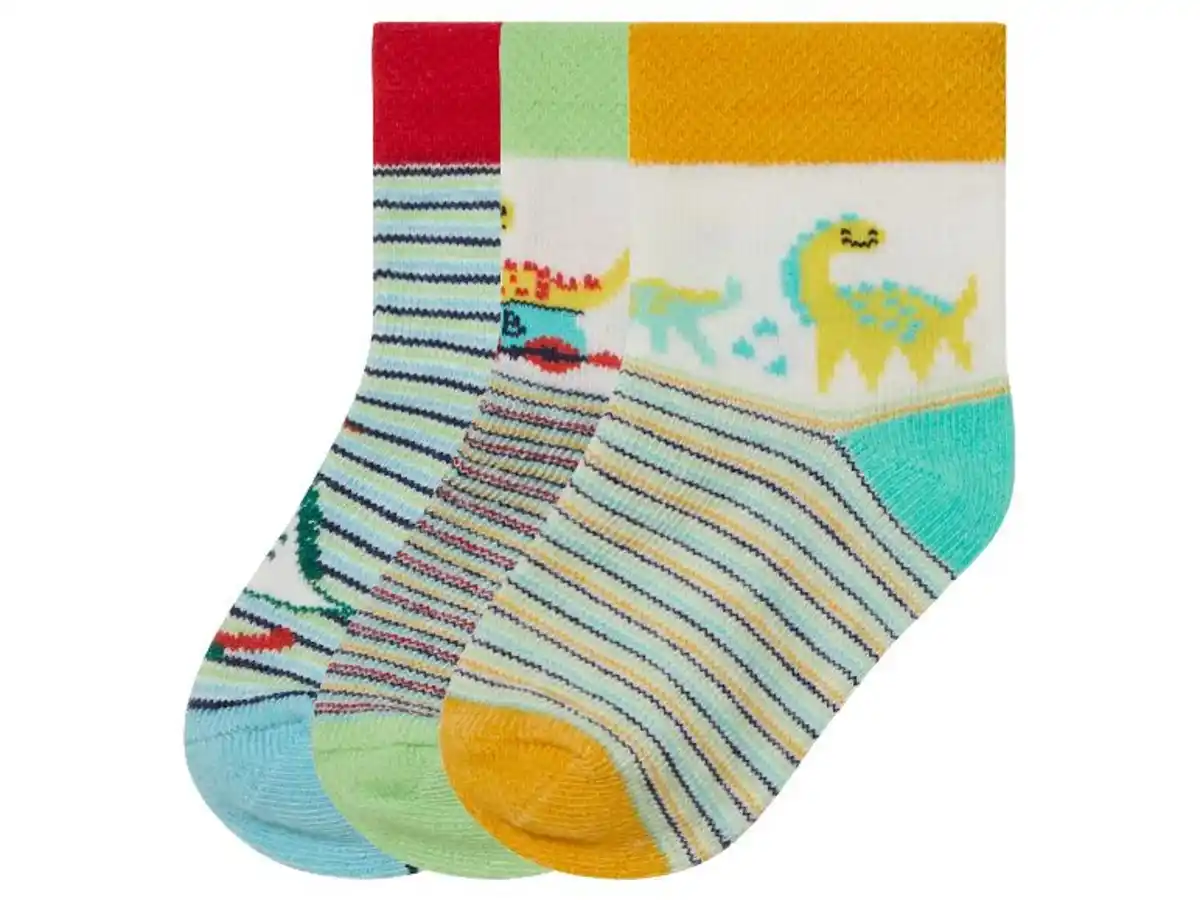 Bild 2 von lupilu® Baby Socken, 3 Paar, mit Bio-Baumwolle