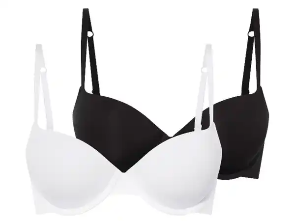 Bild 3 von esmara® Damen Push-UP-BHs, 2 Stück, mit verstellbaren Trägern