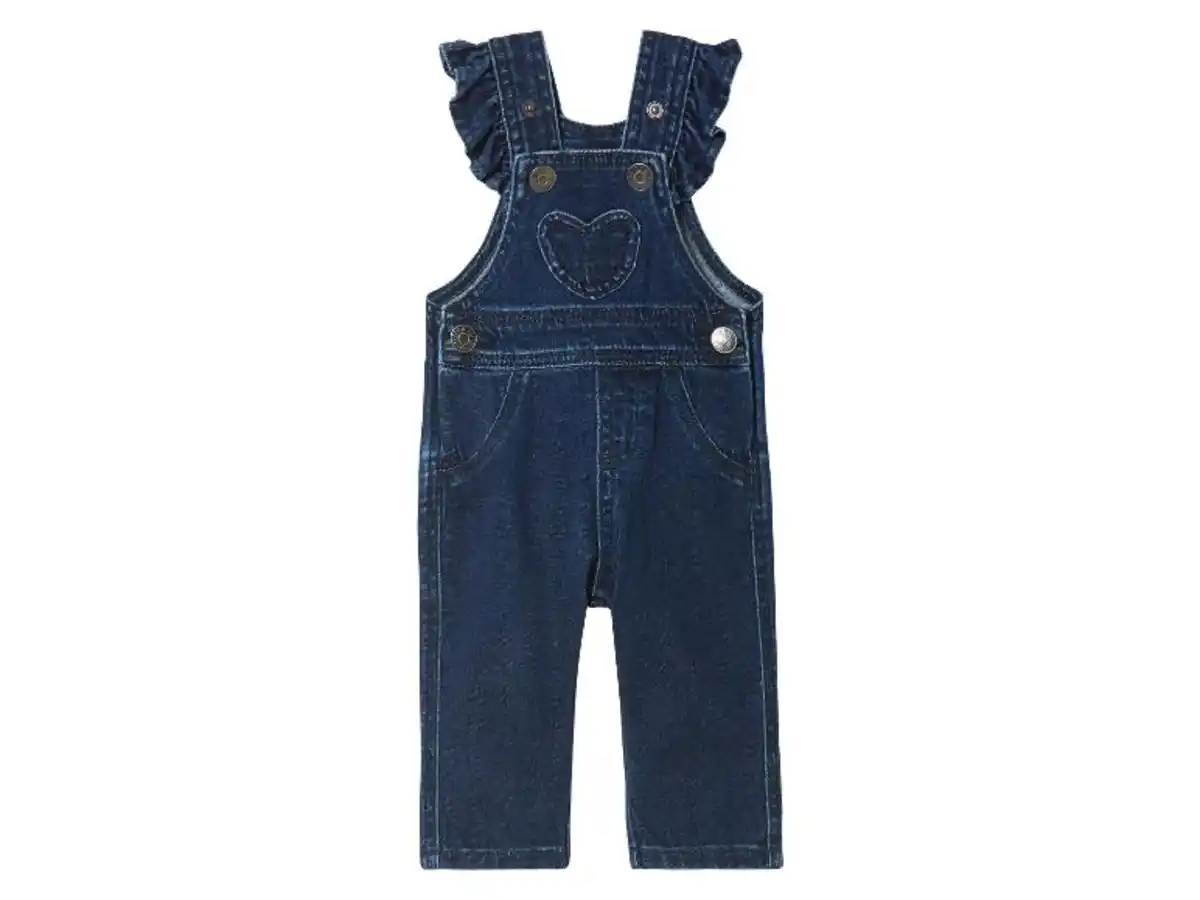 Bild 2 von lupilu® Baby Jeans-Latzhose mit Bio-Baumwolle