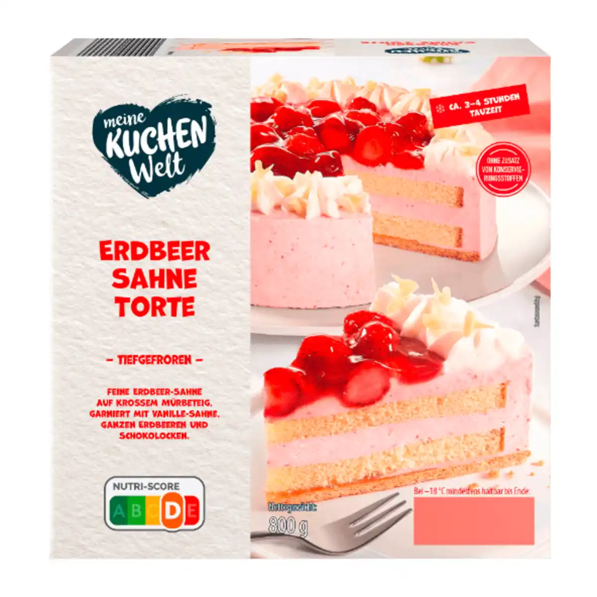 Bild 2 von MEINE KUCHENWELT Sahnetorte 800g