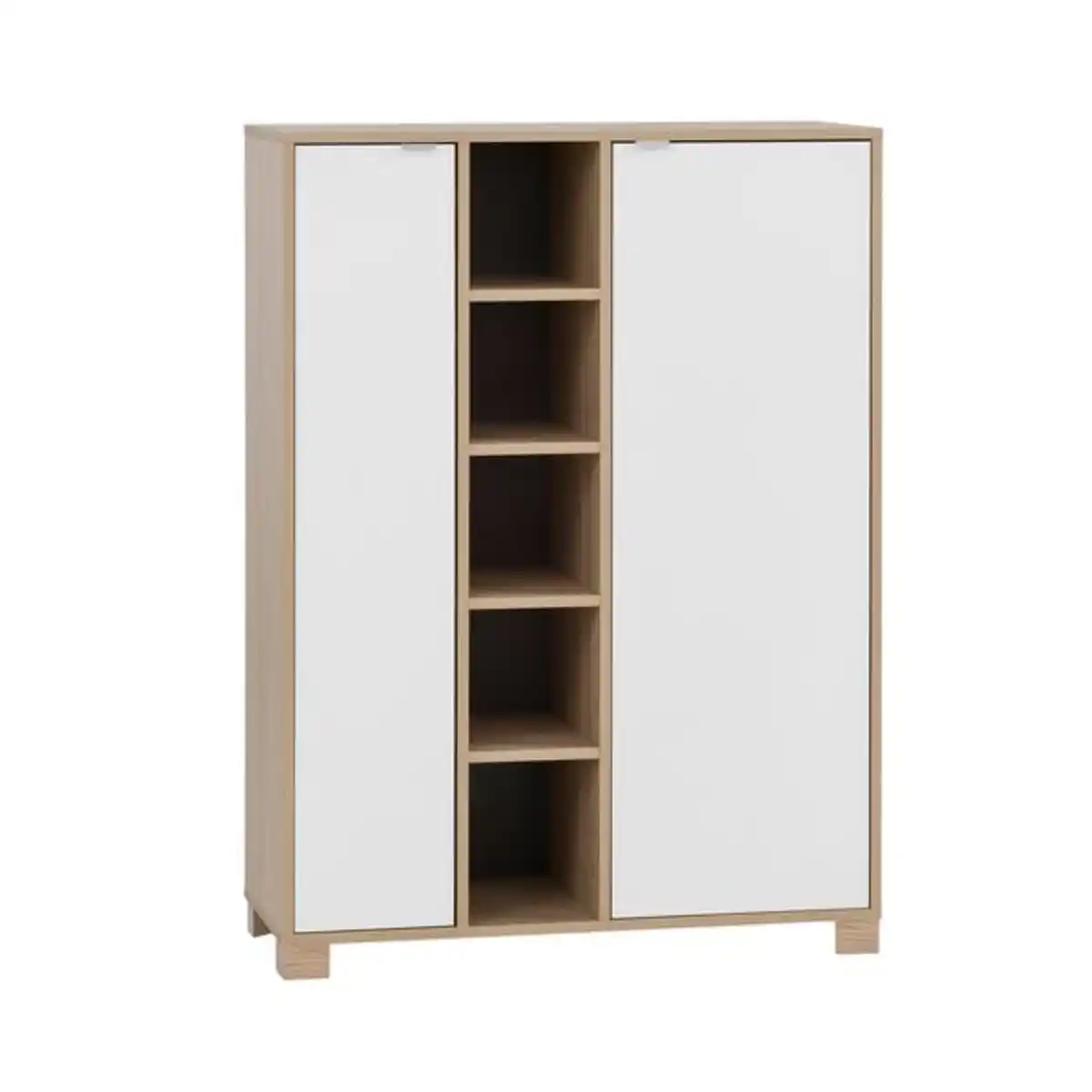 Bild 1 von Highboard Anouk , eiche hell / kreideweiß