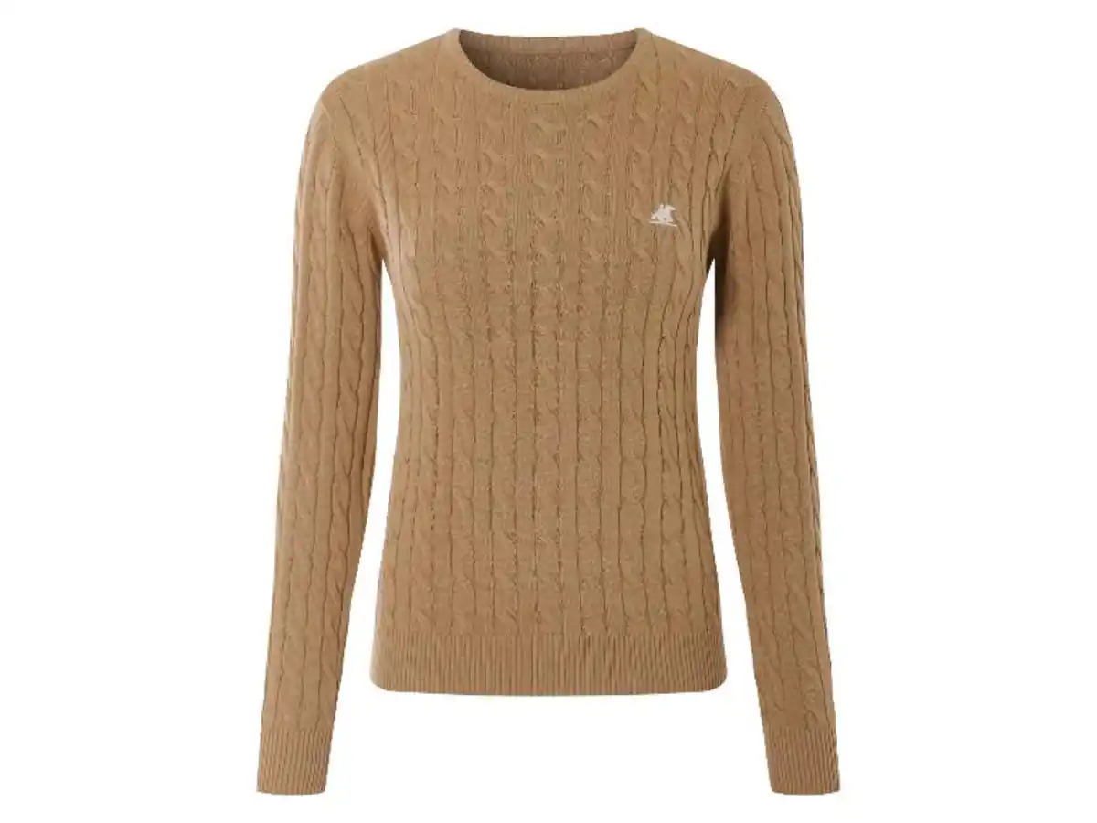 Bild 2 von esmara® Damen Strickpullover, mit Baumwolle