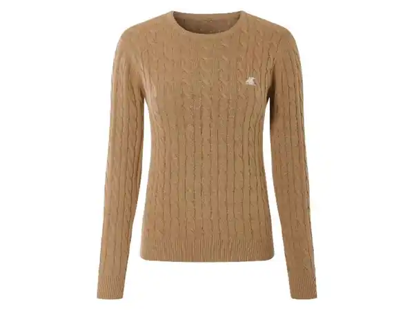 Bild 2 von esmara® Damen Strickpullover, mit Baumwolle