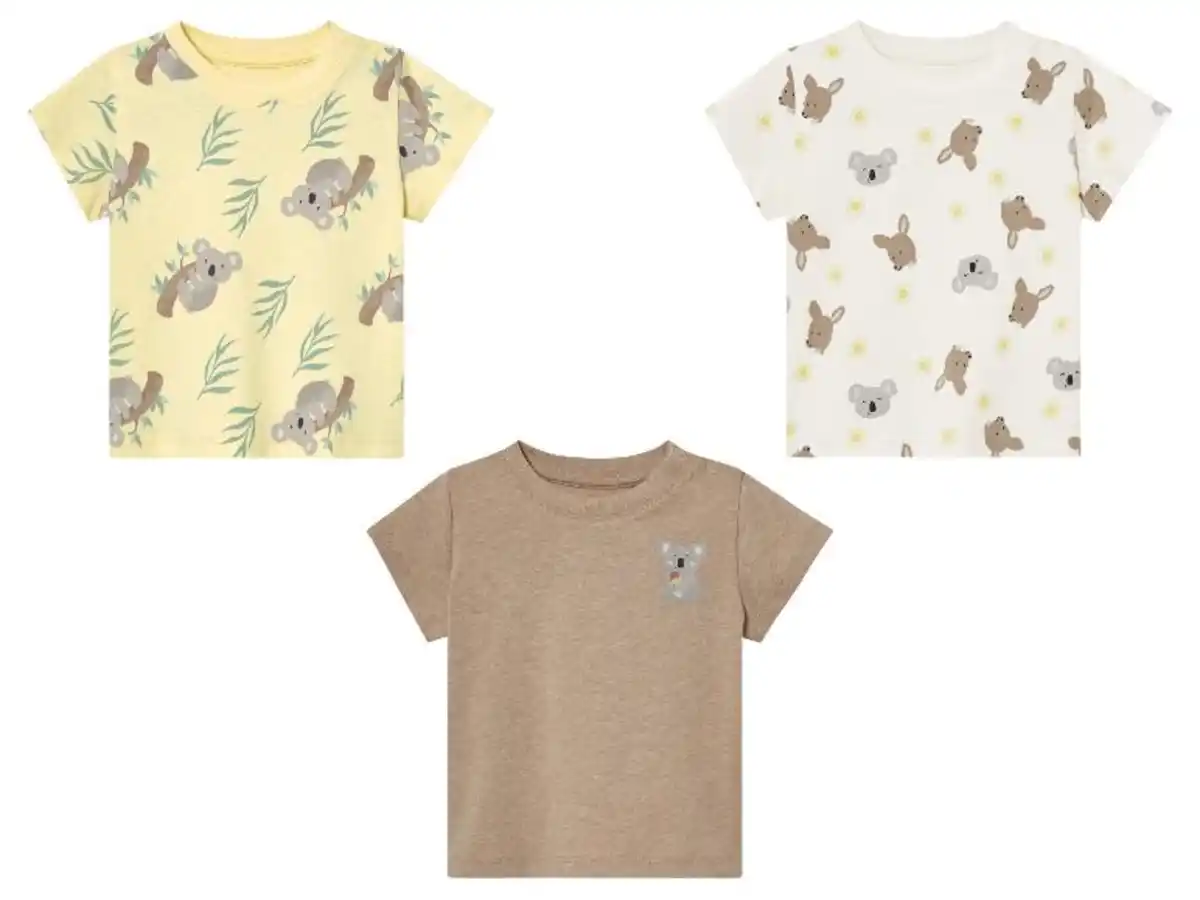 Bild 1 von lupilu® Baby T-Shirt, mit Schulterknöpfung