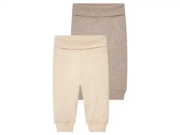 Bild 2 von lupilu® Baby Jogginghosen, 2 Stück, mit Bio-Baumwolle