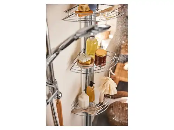 Bild 2 von LIVARNO home Teleskop-Duscheckregal mit 3 Ablagekörben