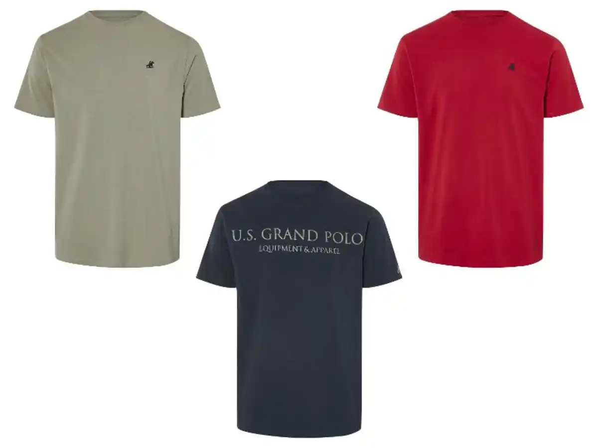 Bild 1 von LIVERGY® x Grand Polo Herren T-Shirt aus reiner Baumwolle
