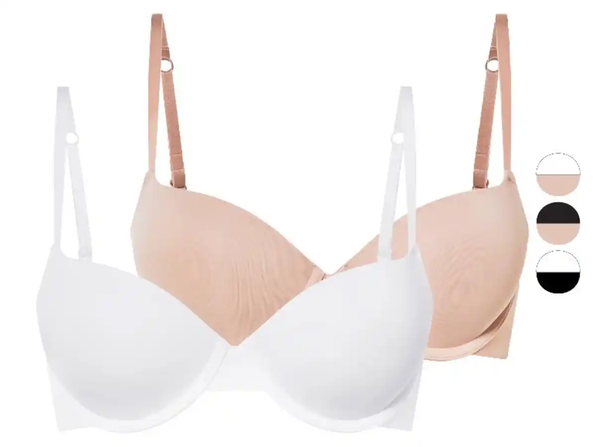 Bild 1 von esmara® Damen Push-UP-BHs, 2 Stück, mit verstellbaren Trägern