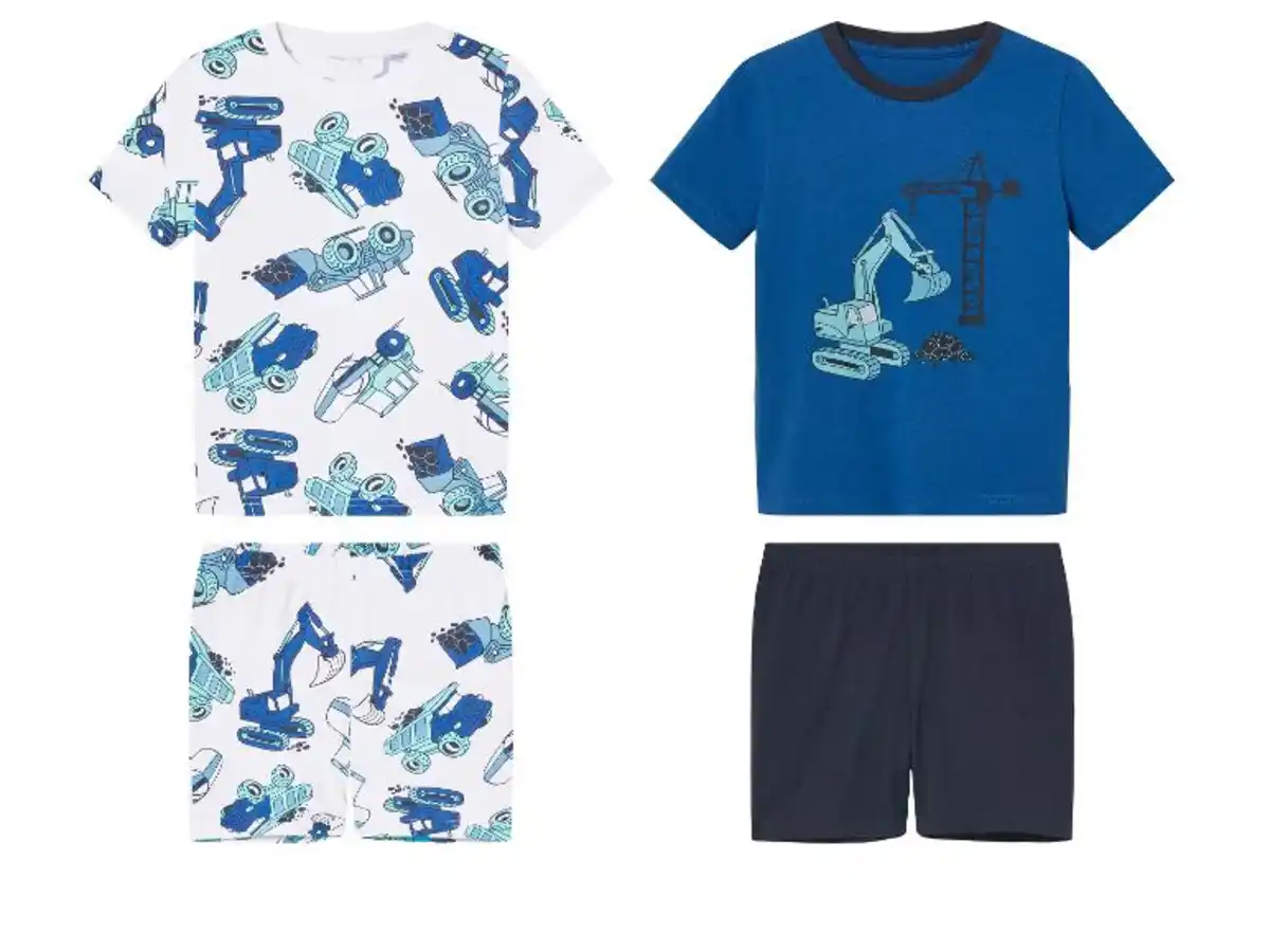 Bild 1 von lupilu® Kinder Pyjama, Shorts mit Gummizugbund