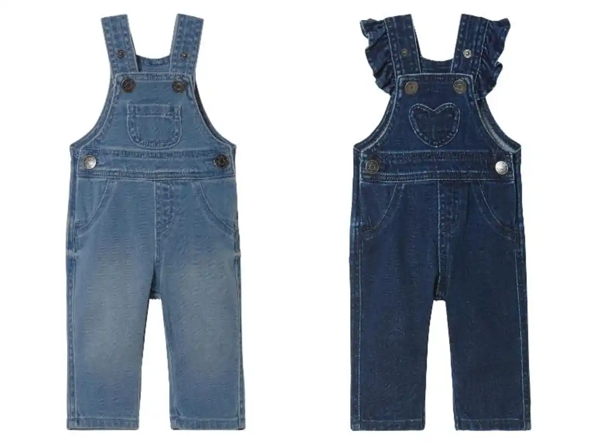 Bild 1 von lupilu® Baby Jeans-Latzhose mit Bio-Baumwolle