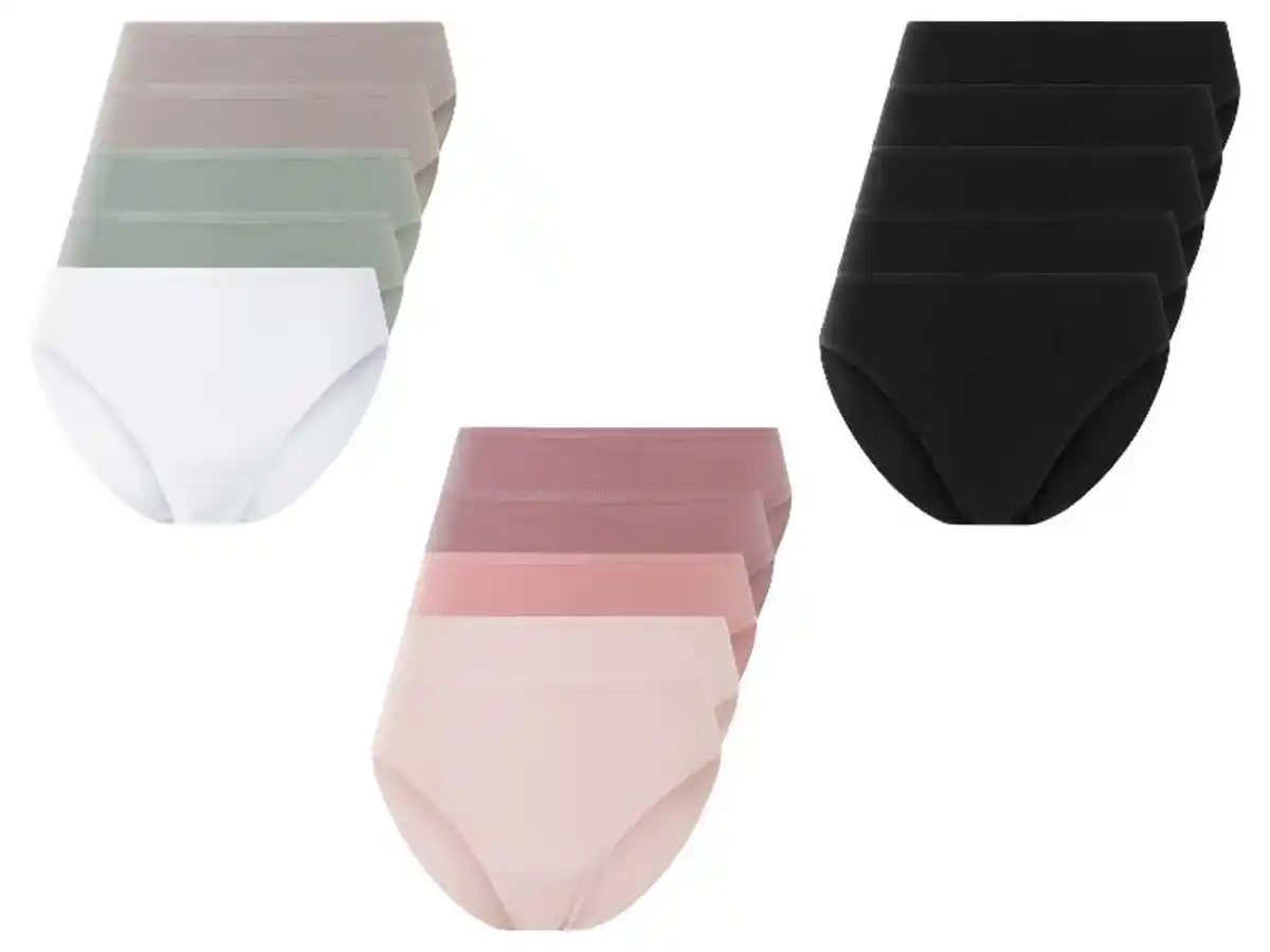 Bild 1 von esmara® Damen Slips, 5 Stück, hoher Baumwollanteil