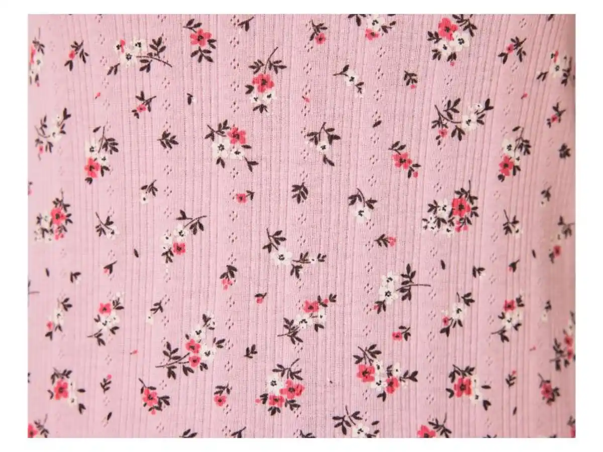 Bild 3 von esmara® Damen Shorty Pointelle-Pyjama, mit Kräuselkante am Bein