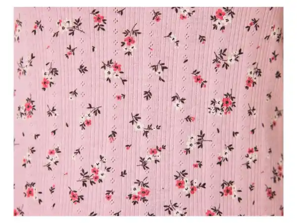 Bild 3 von esmara® Damen Shorty Pointelle-Pyjama, mit Kräuselkante am Bein