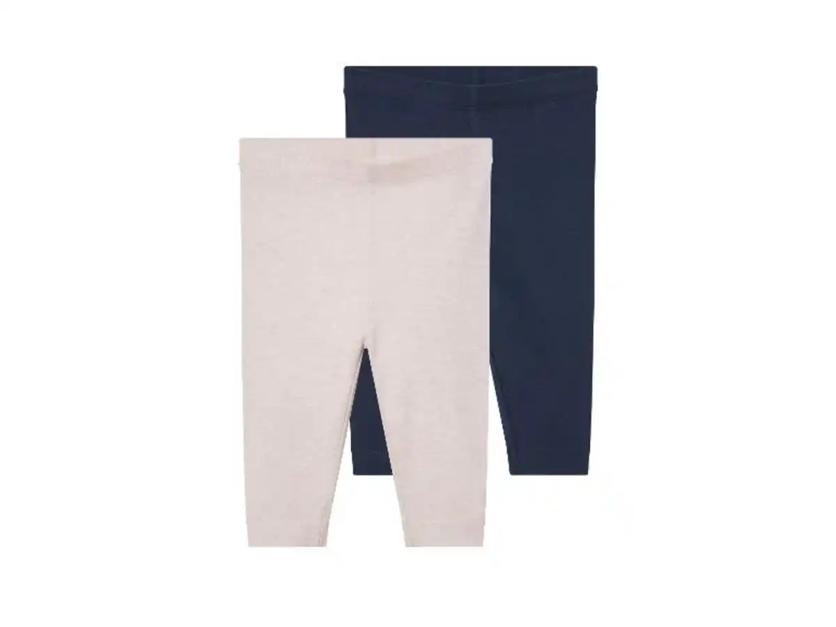 Bild 2 von lupilu® Baby Leggings, 2 Stück, mit Bio-Baumwolle
