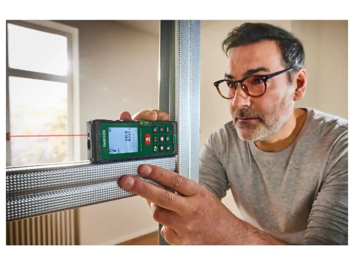 Bild 2 von PARKSIDE® Laser-Entfernungsmesser »PLEM 50 D5«, mit integrierter Wasserwaage