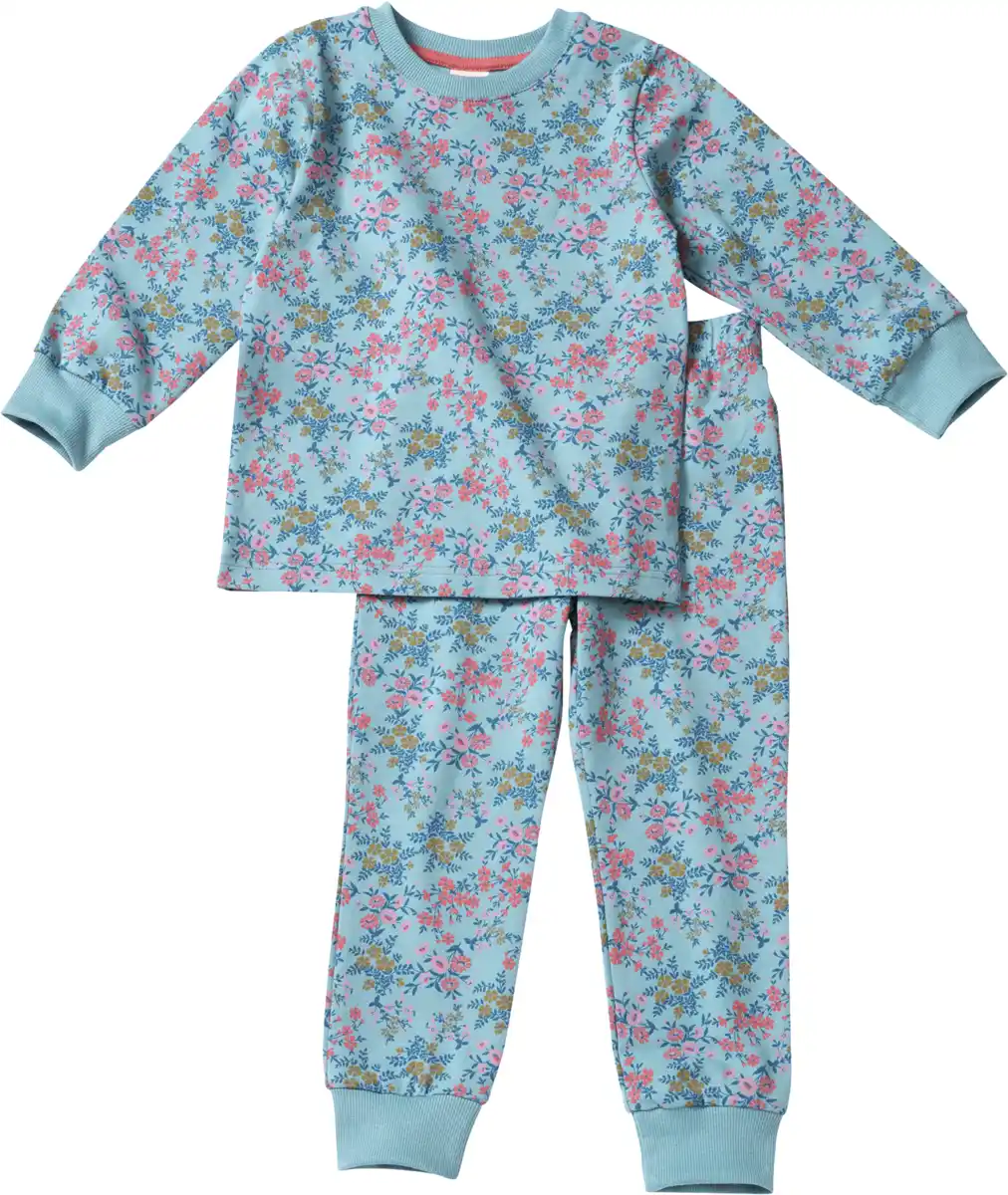 Bild 1 von ALANA Schlafanzug Pro Climate mit Blumen-Muster, blau, Gr. 92